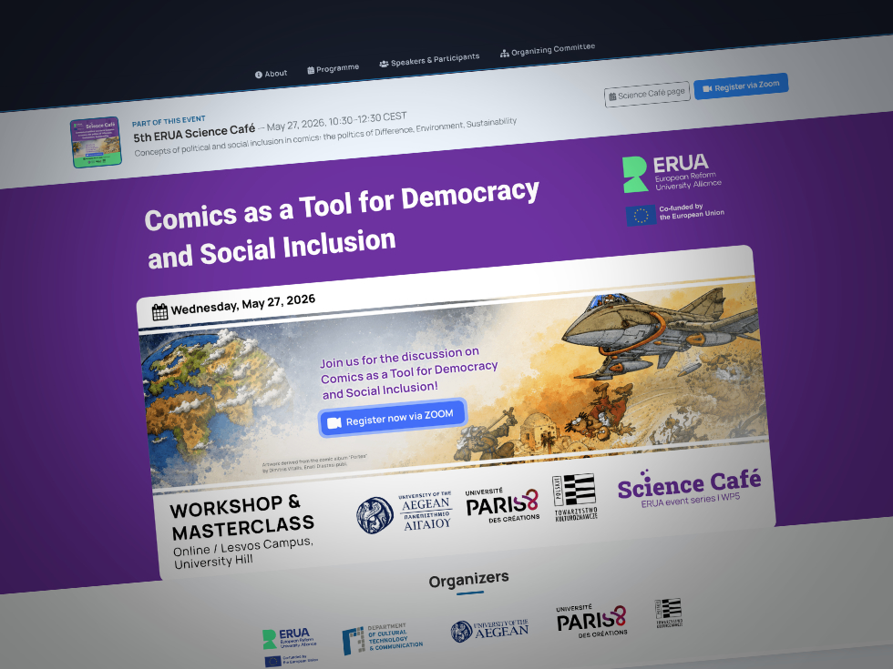 Screenshot of Comics as a Tool for Democracy and Social Inclusion